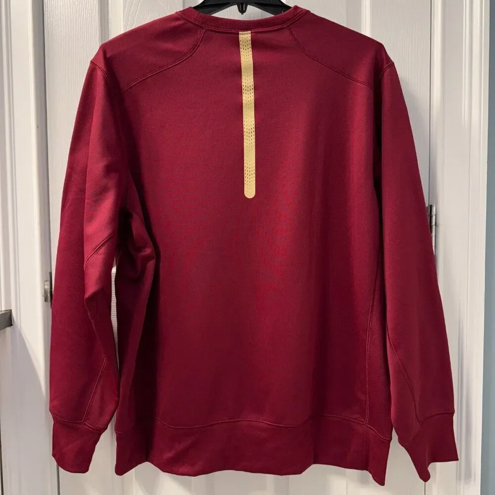Nike Florida State Seminoles Sweatshirt Therma-Fit Red Size XXL